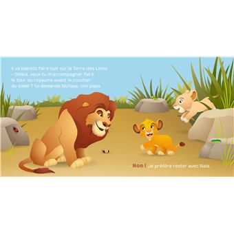 DISNEY BABY - Bonne nuit, p'tit coquin ! Simba dit non