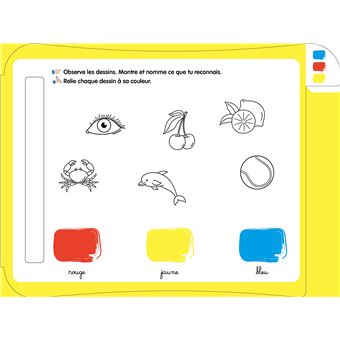 Les livres-ardoises - Je découvre les couleurs Montessori