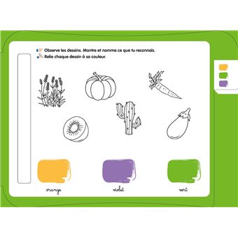 Les livres-ardoises - Je découvre les couleurs Montessori