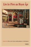 Lire les Pères au Moyen Âge