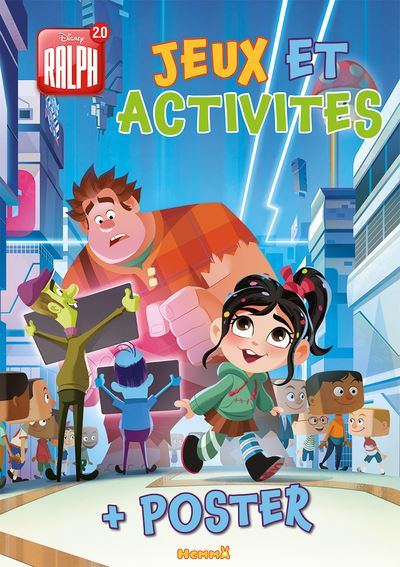Disney ralph 2.0 mon livre de jeux et activites + poster