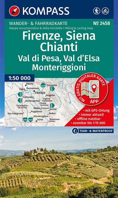 Firenze - siena - chianti 1 : 50 000