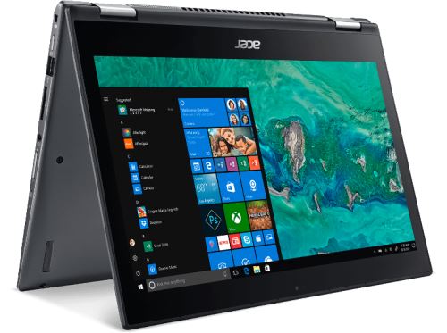 Acer Spin 5 SP513-53N-74M0 13.3 512GB SSD 8GB RAM Core I7-8565 UHD Graphics 620 Laptop + Pen