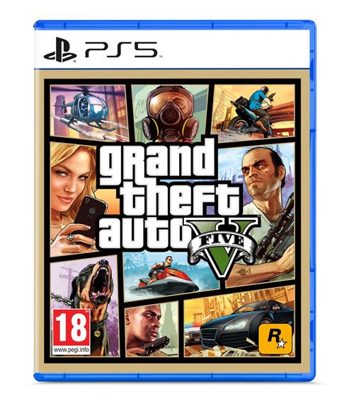Grand Theft Auto V (Date de sortie : 12/04/22 - Prix conseillé : 39,99€)