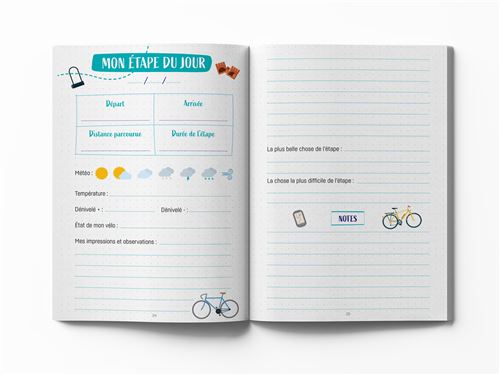 Mon petit carnet de route: Journal d'aventures, planification et souvenirs  (French Edition)