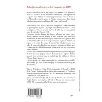 Tribulations d'un jeune Juif polonais en Urss entre 1939 et 1946