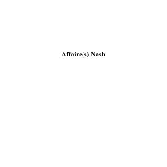Affaire(s) Nash