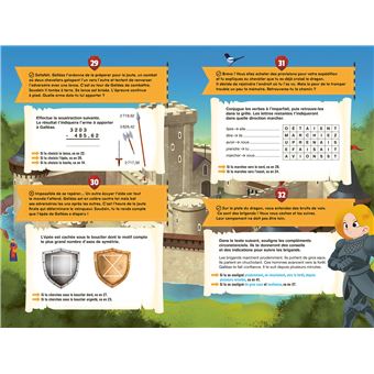 Les incollables - Cahier de vacances dont tu es le héros - Moyen Age - Du CM1 au -CM2