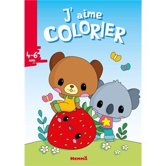 J'aime colorier (4-6 ans) (Ourson et koala)