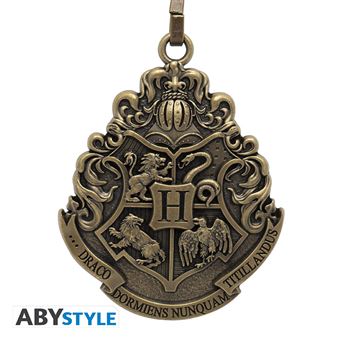 Harry potter porte cles 3d embleme poudlard x2