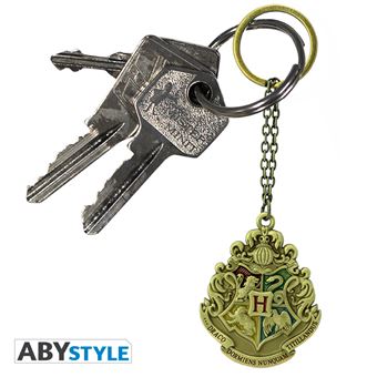 Harry potter porte cles 3d embleme poudlard x2