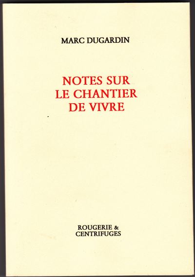 Note sur le chantier de vivre