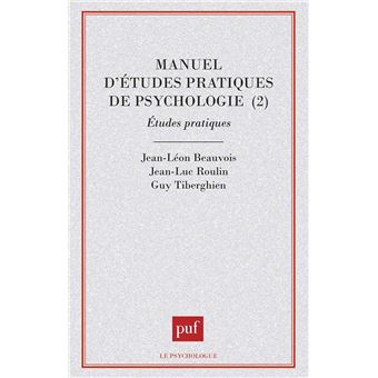 Manuel d'études pratiques de psychologie