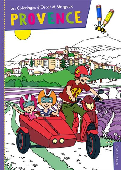Les coloriages d'Oscar et Margaux : Provence