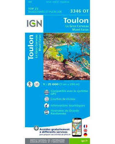 Toulon Le Gros Cerveau Mont Faron Echelle 1 25 000 Broche Collectif Achat Livre Fnac