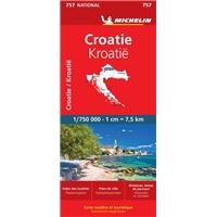 Carte Nationale 757 CROATIE
