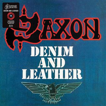 Denim and leather – Vinilo splatter rojo-negro