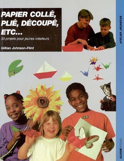Papier colle plie decoupe