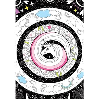 Coloriages licornes - pochette avec feutres