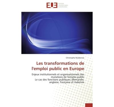 Les transformations de l'emploi public en europe