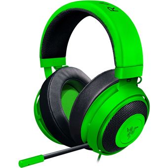 Razer Kraken Pro V2 - Oval - micro-casque - circum-aural - filaire - jack 3,5mm - vert - 1