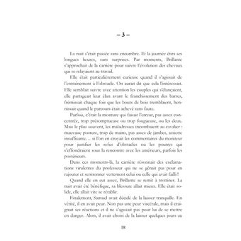 Brillante, une jument pour deux destins