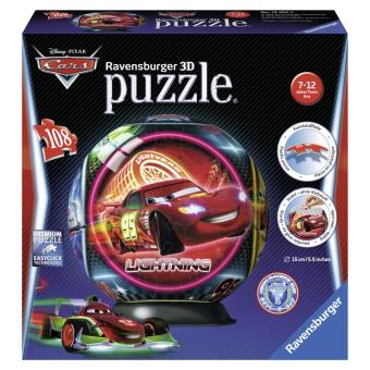 Puzzle 3D 108 Pièces Cars Neon Ravensburger - 1