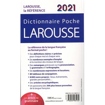 Larousse de poche 2021