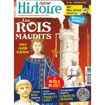 Histoire Junior N°93 Les Rois maudits - février 2020
