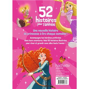 DISNEY PRINCESSES - 52 histoires pour l'année