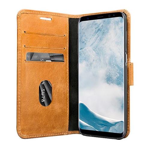 Dbramante Wallet Bookcover Copenhagen Tan Galaxy S8+