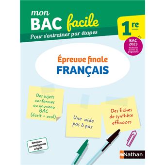 Mon Bac Facile Lycée Français 1re Novelles oeuvres au programme
