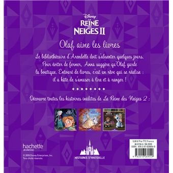 LA REINE DES NEIGES 2 - Histoires d'Arendelle - Vol. 3 - Olaf aime les livres - Disney