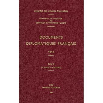 Documents diplomatiques français