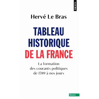 Tableau historique de la France. La formation des courants politiques de 1789 à nos jours