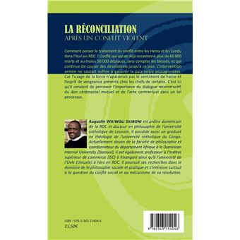 La réconciliation après un conflit violent