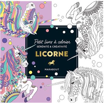 Petit livre à colorier - Licorne