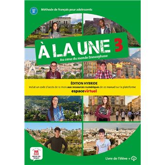 A la une,3:livre de l'eleve