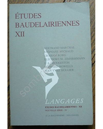 Etudes baudelairiennes.