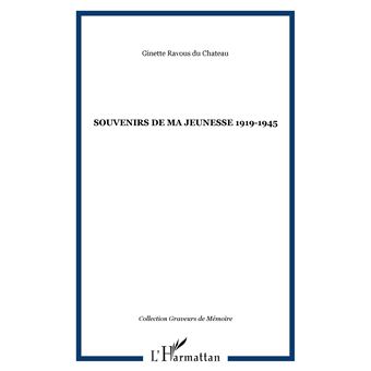 Souvenirs de ma jeunesse 1919-1945