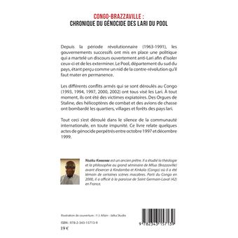 Congo-Brazzaville : chronique du génocide des Lari du Pool