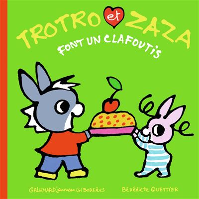 Trotro et zaza font un clafoutis