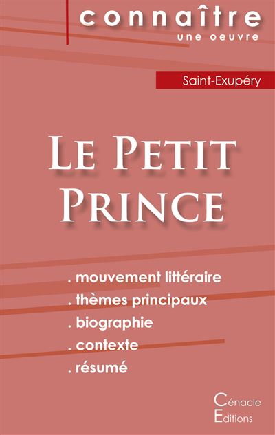 Fiche de lecture Le Petit Prince de Antoine de Saint-Exupery