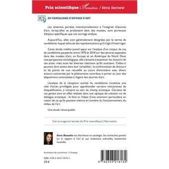 Du vandalisme d'oeuvres d'art