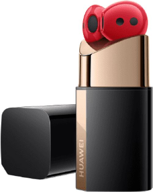 Huawei Freebuds Lipstick - Écouteurs Sans Fil avec Micro - Intra-Auriculaire - Bluetooth - Suppresseur De Bruit Actif - Rouge