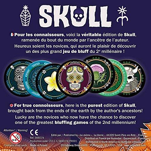 Jeu de bluff Asmodée Skull Silver - Jeux d'ambiance - Achat & prix