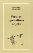 Formes, opérations, objets