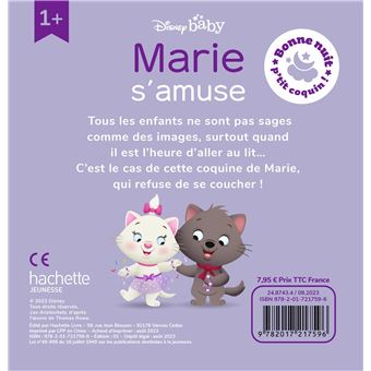 DISNEY BABY - Bonne nuit, p'tit coquin ! Marie s'amuse