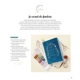 Je m'initie à la broderie