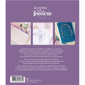 Je m'initie à la broderie